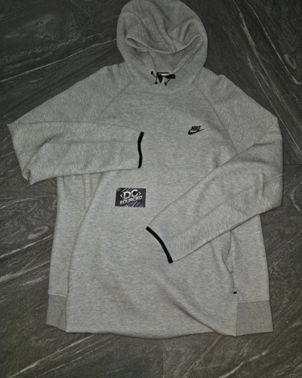 Grey nike pullover hoodie