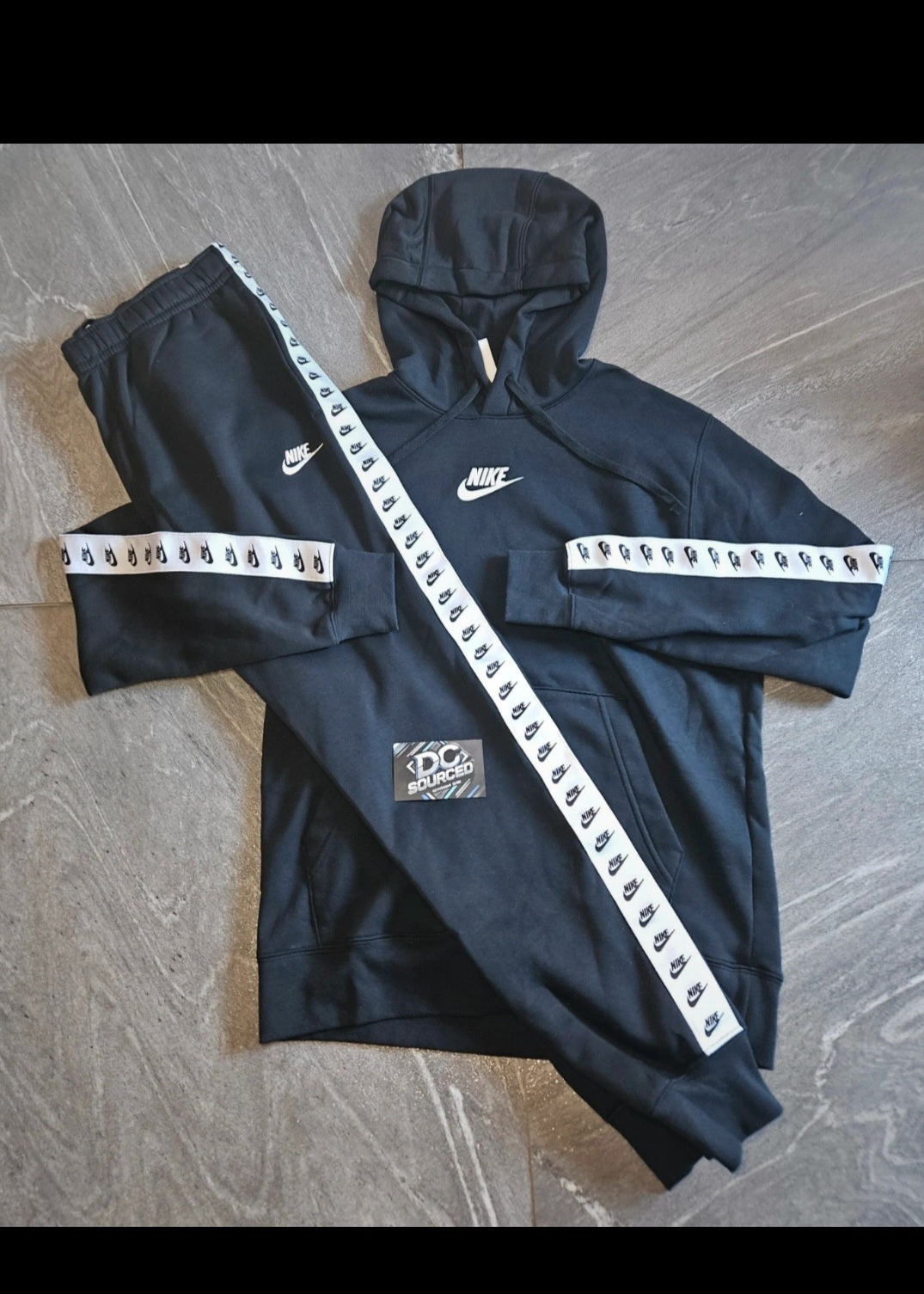 Nike black tracksuit