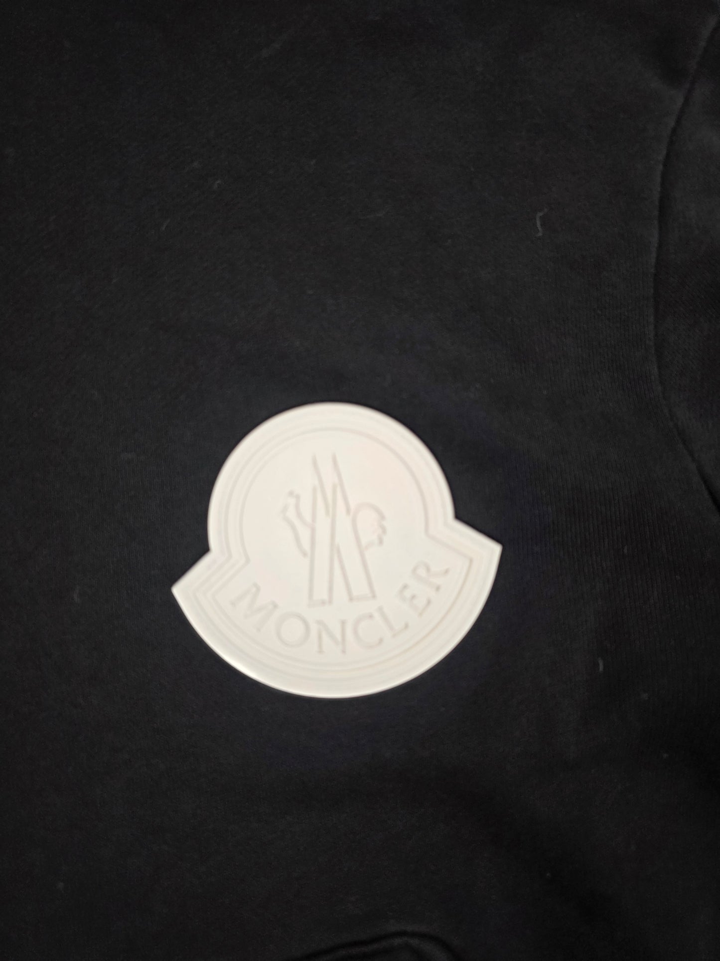 Black moncler hoodie