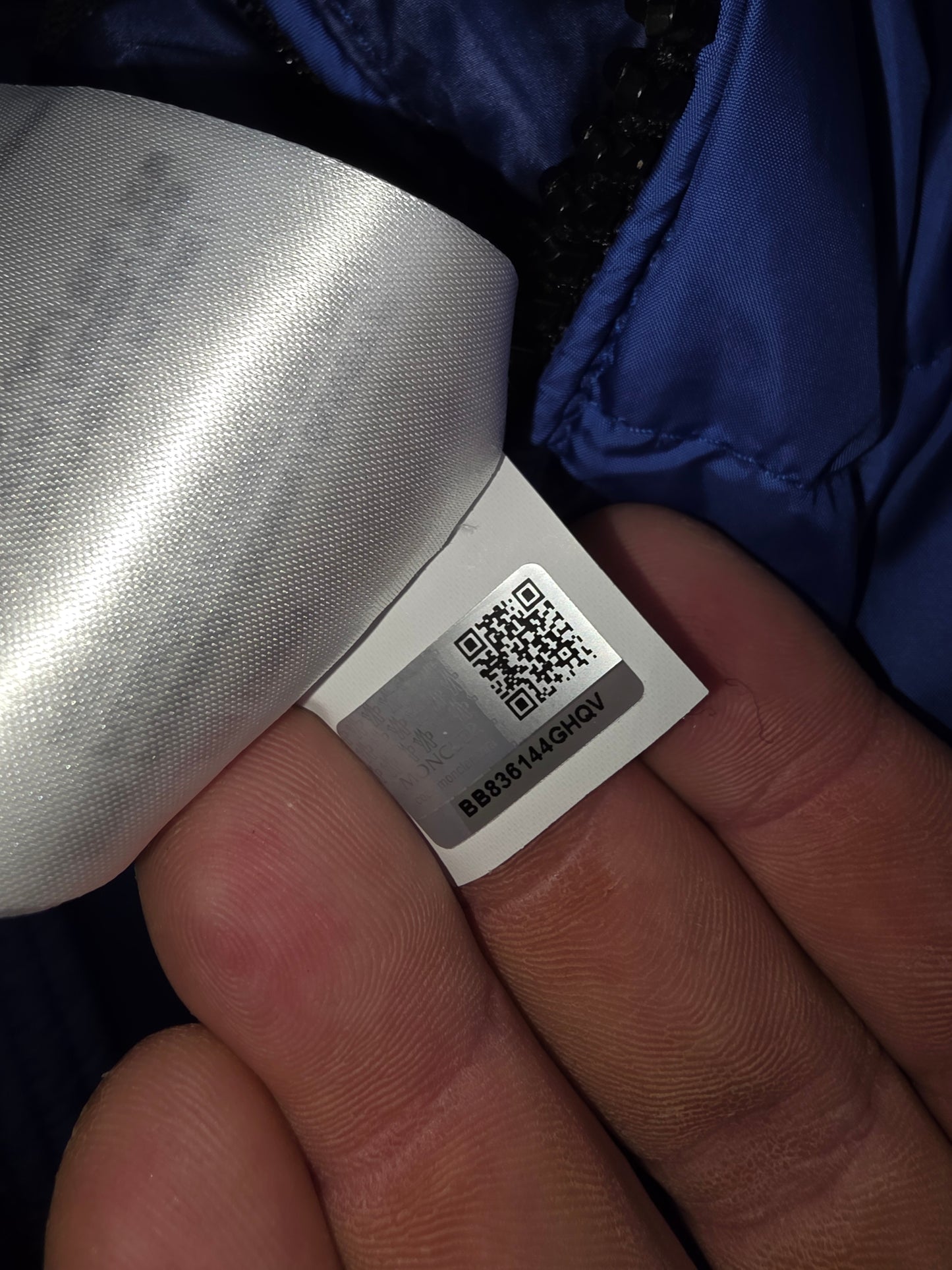 Moncler blue Himalaya Coat