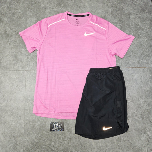 Nike playful pink miler set