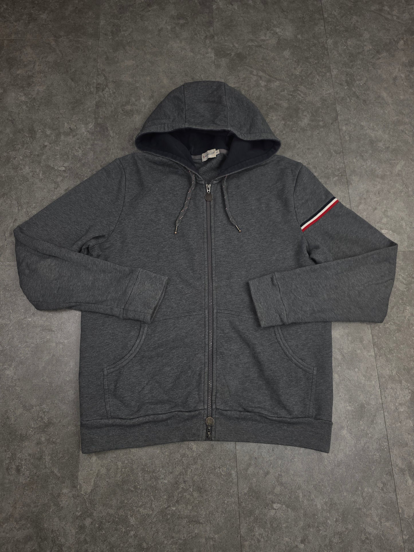 Moncler grey zip jacket