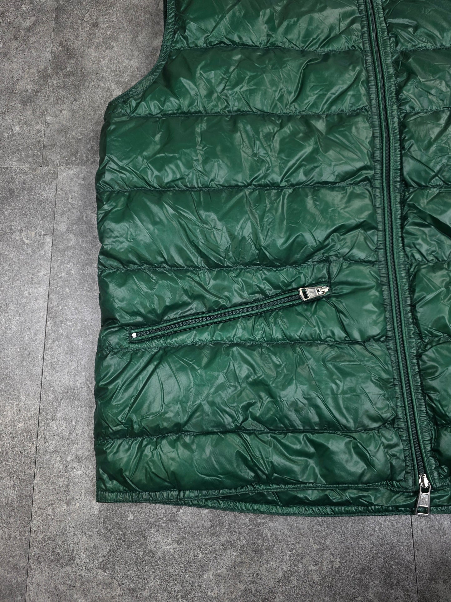 Moncler dark green gui gilet