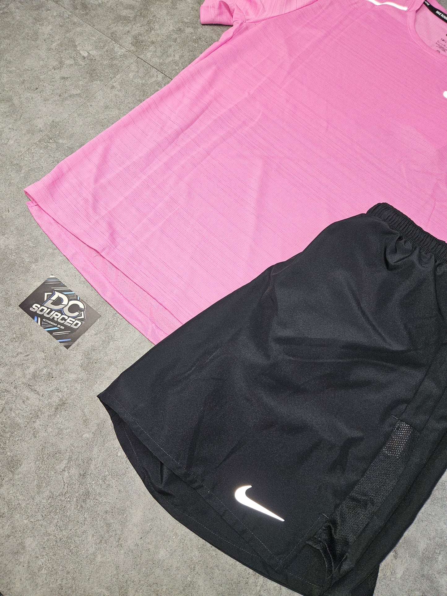 Nike playful pink miler set