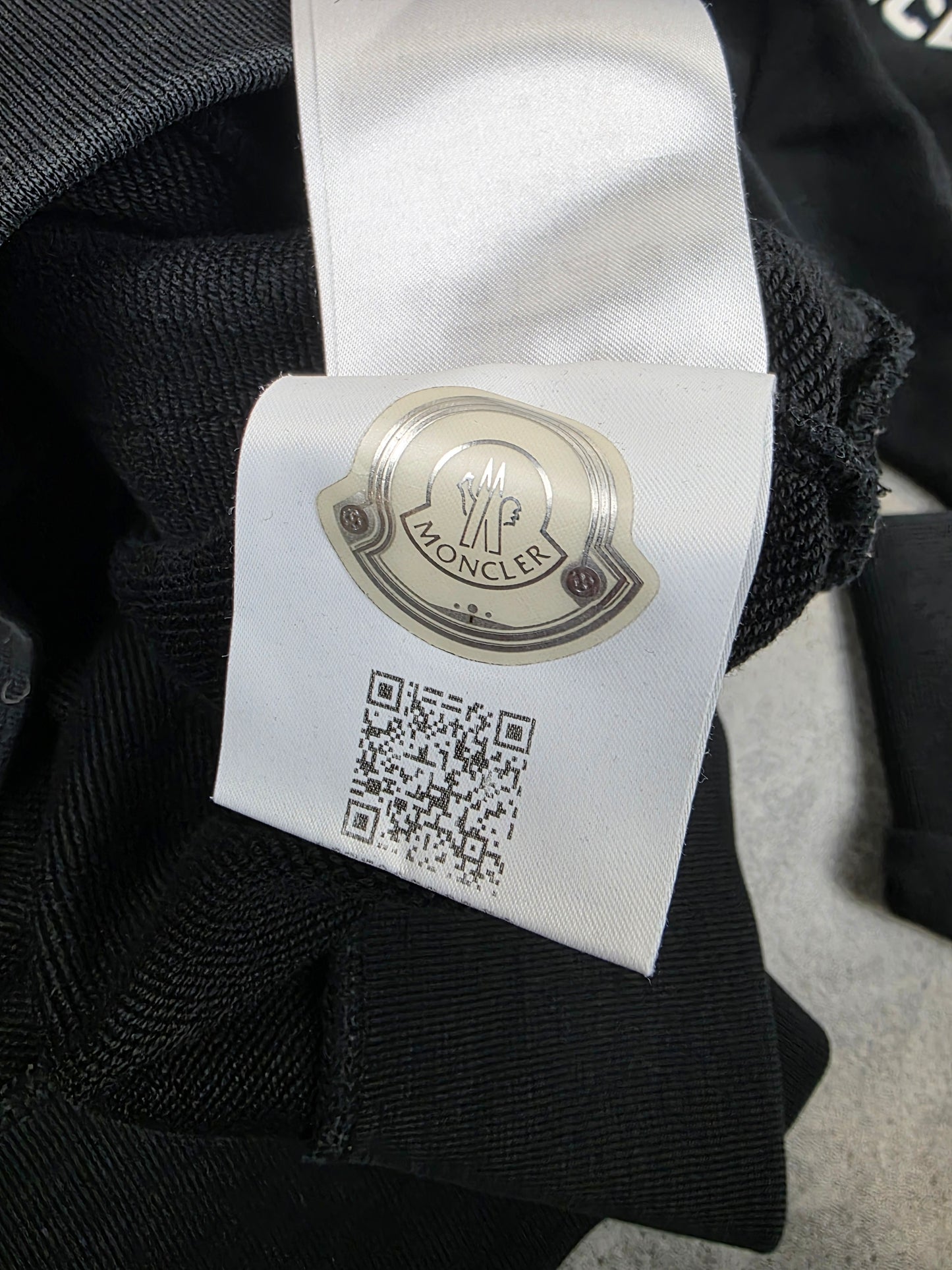 Black moncler hoodie