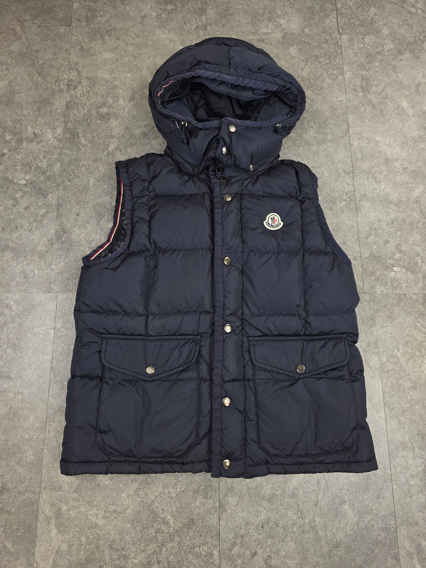 Moncler navy Tapajos gilet
